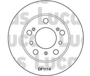 4246B3 Peugeot/Citroen tarcza hamulcowa przednia