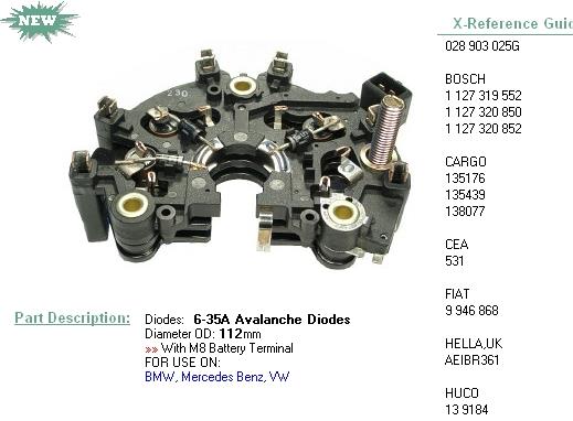 0123310002 VAG alternator