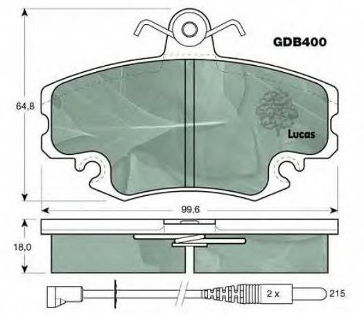 7701201669 Renault (RVI) klocki hamulcowe przednie tarczowe