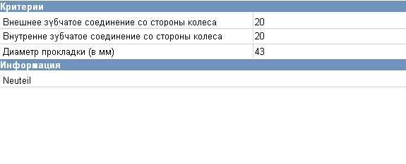 5998706 Fiat/Alfa/Lancia Przegub homokinetyczny przedni zewnętrzny