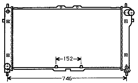 KL1915200E Mazda Chłodnica silnika