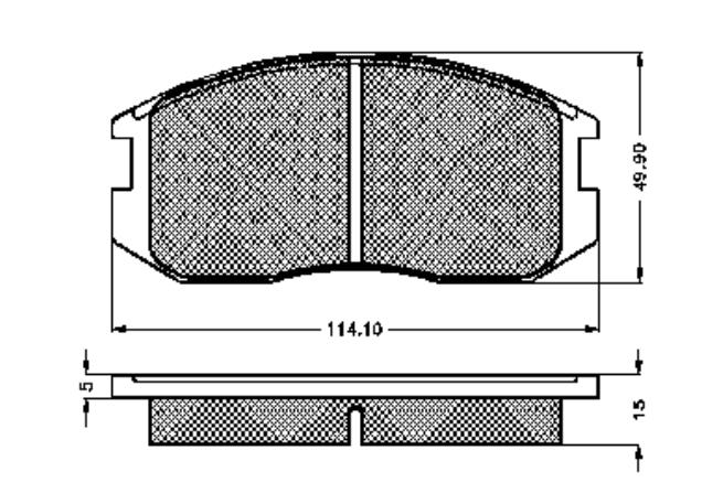 Klocki hamulcowe Daihatsu Terios