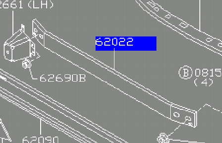 620308H710 Nissan/Infiniti Wzmocnienie zderzaka przedniego