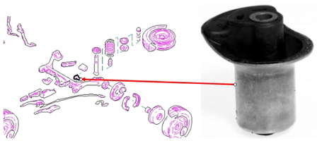 Tuleja belki Chery Amulet