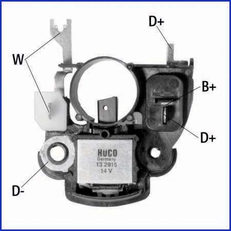 FE8518W70 Mazda Regulator alternatora (przekaźnik ładowania)