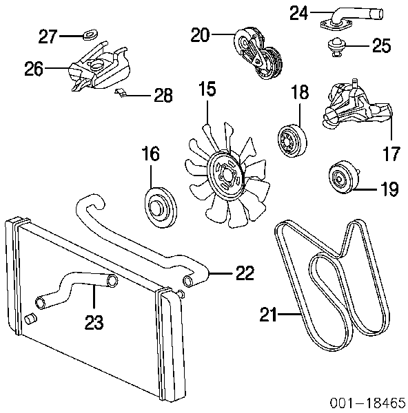 12569351 General Motors pas napędowy mechanizmów