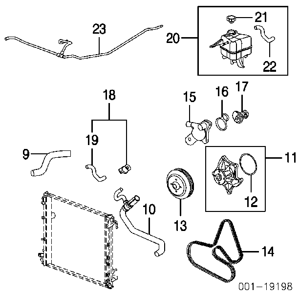 9004831071 Subaru pas napędowy mechanizmów