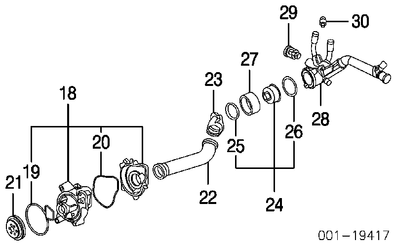 15326388 General Motors czujnik temperatury płynu chłodzącego