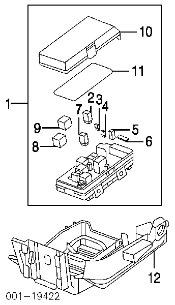 12193604 General Motors przekaźnik kierunkowskazów