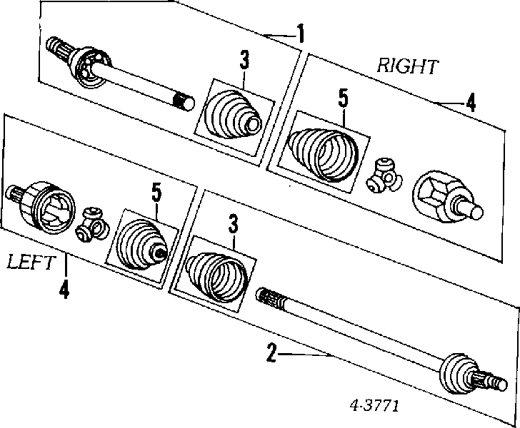 Pierścień blokady półosi MB160387 Mitsubishi