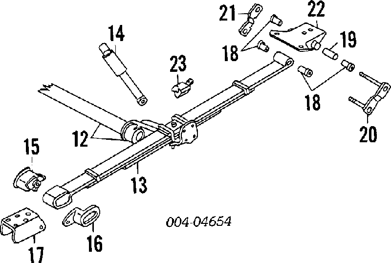 4766124 Chrysler Amortyzator tylny