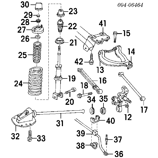 4782266AA Chrysler amortyzator tylny