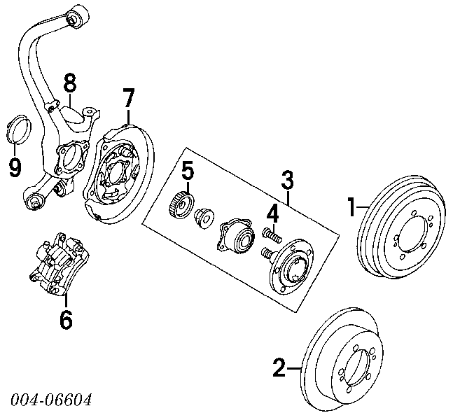 Zacisk hamulcowy tylny lewy 1131445X Quick Brake