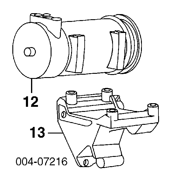 55037617AD Chrysler sprzęgło sprężarki klimatyzacji