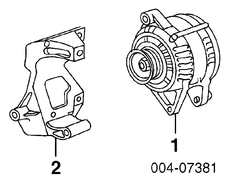 4727329AA Chrysler alternator