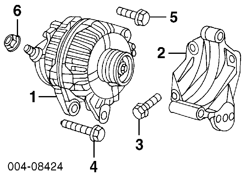 56041120AC Chrysler Alternator