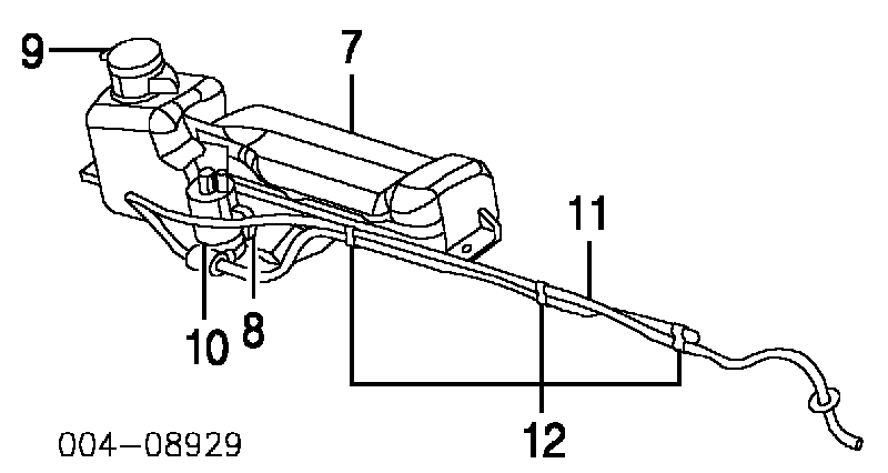 Pompka spryskiwacza szyby przedniej JL1Z17664A Ford