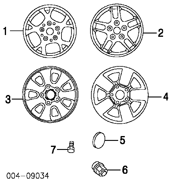 52088990AC Chrysler Czujnik ciśnienia w oponach