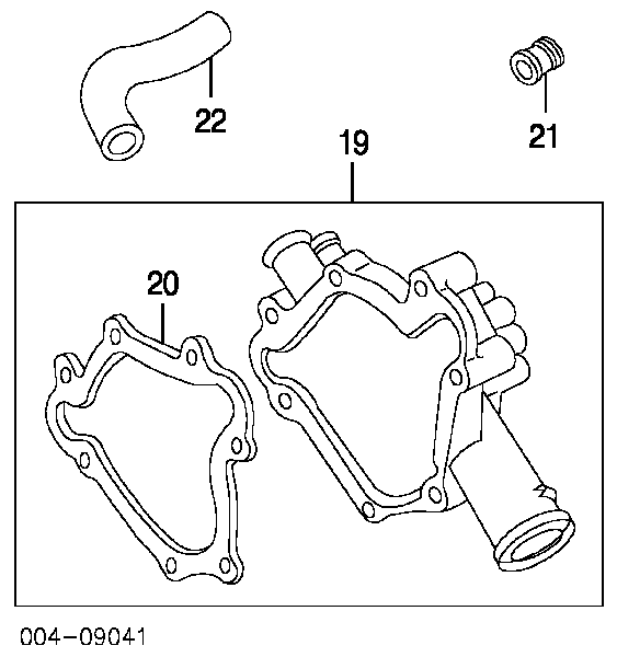 53021018AC Chrysler Pompa chłodząca wodna