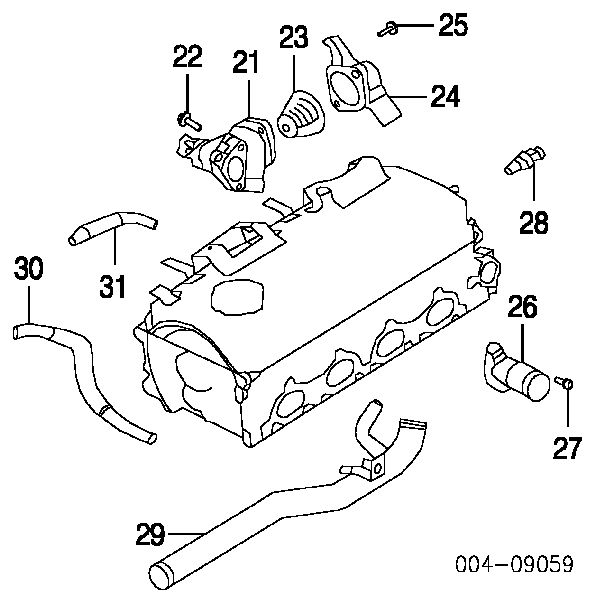 MD182467 Chrysler czujnik temperatury płynu chłodzącego