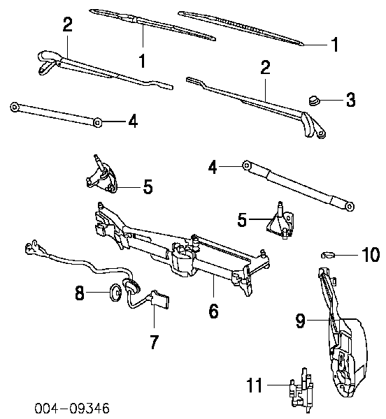 Pompka spryskiwacza szyby przedniej Chrysler Voyager III minivan (RG, RS) (1999 - 2008) cena, od 37,64 USD