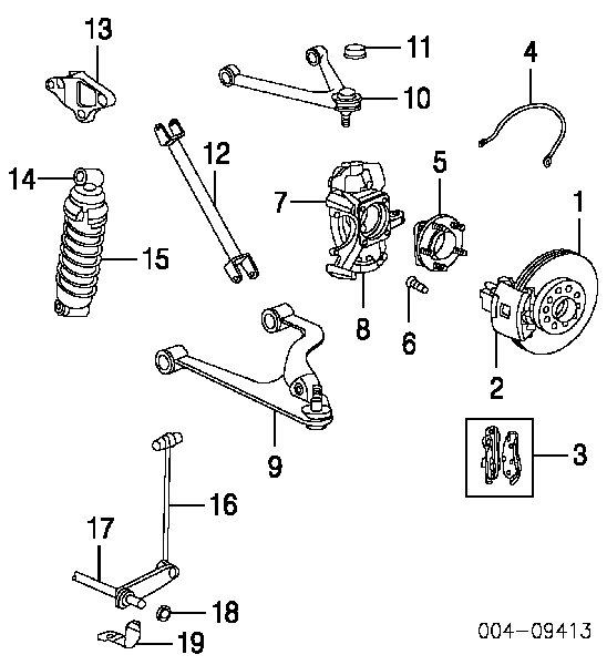 4815797 Chrysler tarcza hamulcowa przednia