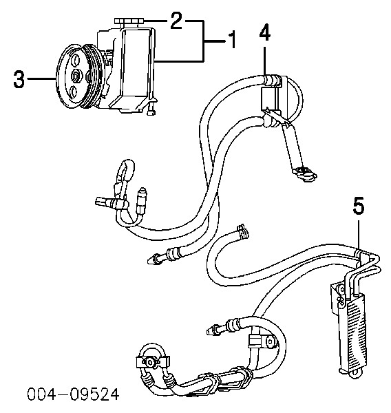 Do koszyka Pompa wspomagania hydraulicznego kierownicy Jeep Liberty/Cherokee  
