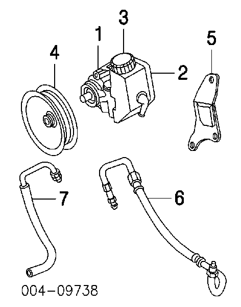52088278AC Chrysler Pompa wspomagania hydraulicznego kierownicy