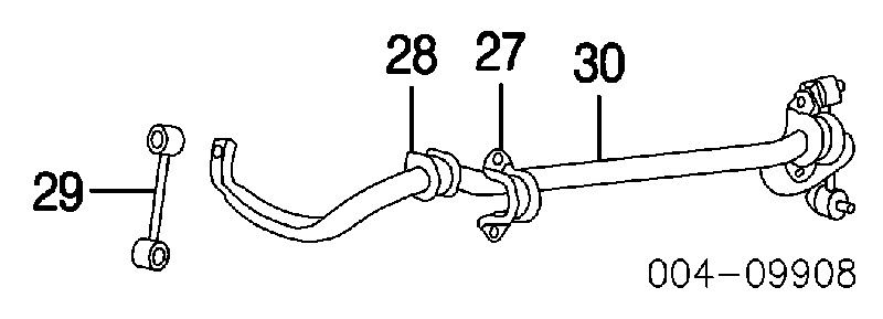 Stabilizator przedni do Jeep Liberty/Cherokee  