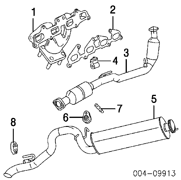 Poduszka mocowania tłumika Chrysler 52128501AA cena, od 4,10 USD