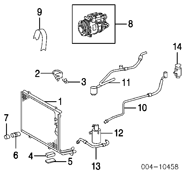 A0002342011 Mercedes sprężarka klimatyzacji