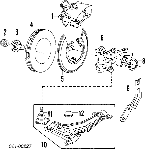 60811569 Fiat/Alfa/Lancia łożysko piasty przedniej