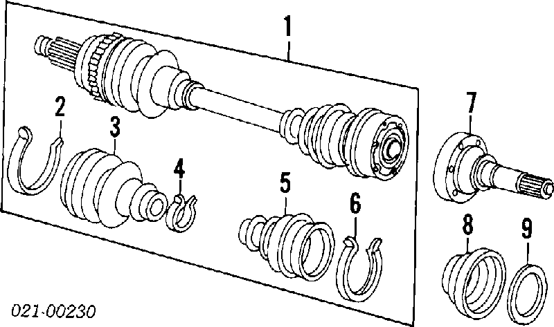 60556609 Fiat/Alfa/Lancia osłona przegubu homokinetycznego półosi przedniej zewnętrzna