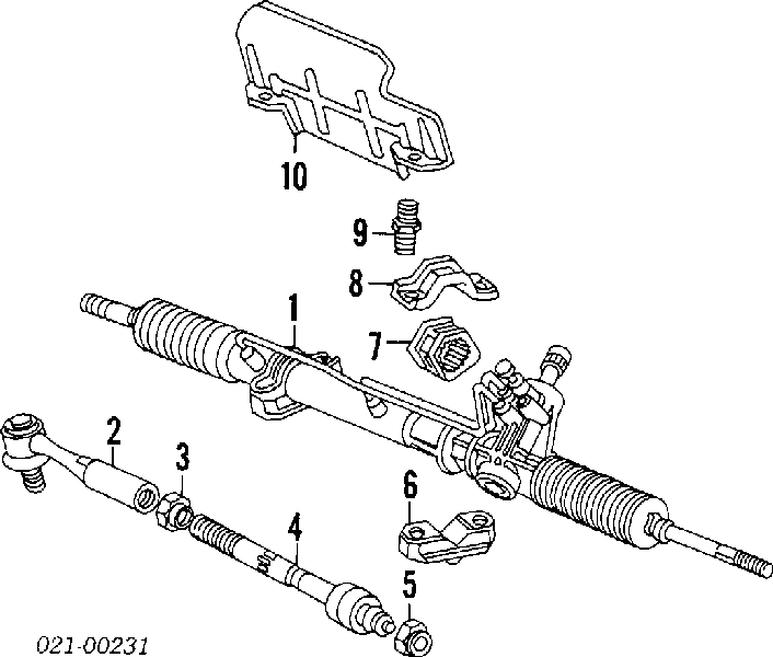 60591513 Fiat/Alfa/Lancia listwa kierownicza (maglownica)