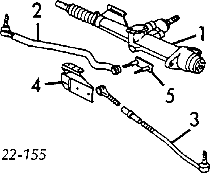 8A2425021 VAG Amortyzator układu kierowniczego (tłumik)