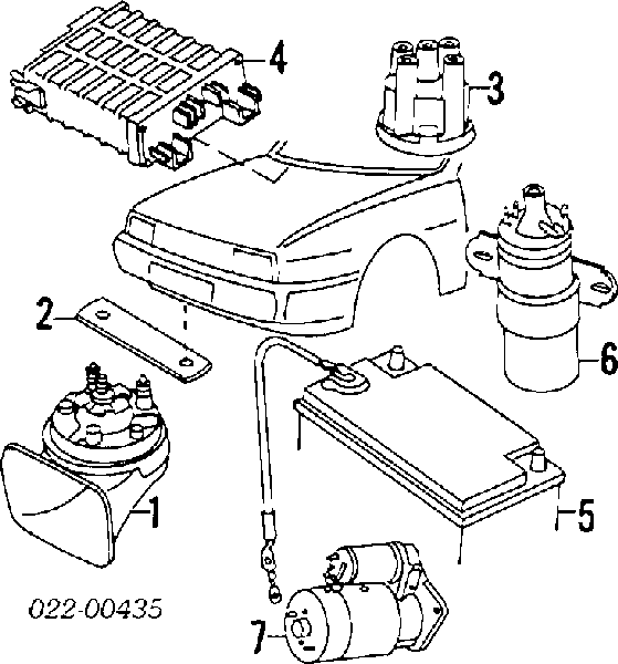 893951221 VAG sygnał dźwiękowy (klakson)