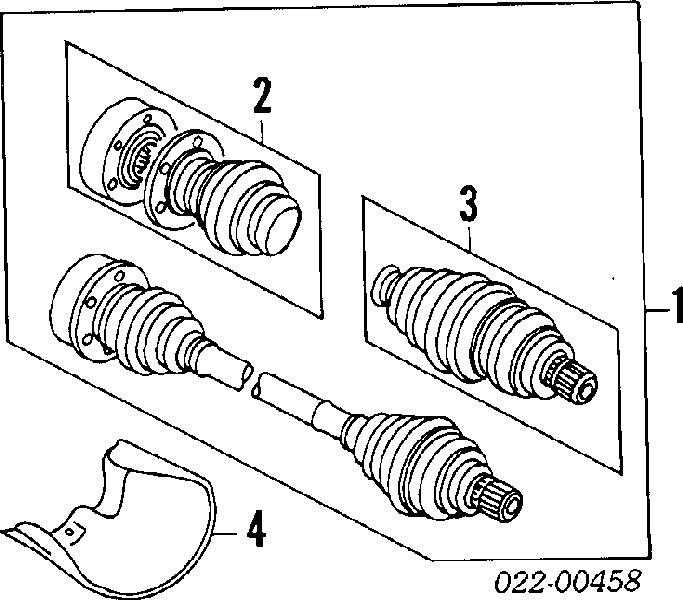 Półoś napędowa przednia lewa 301692 Trakmotive/Surtrack