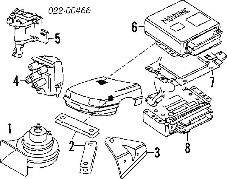 077905207 VAG kopułka rozdzielacza zapłonu