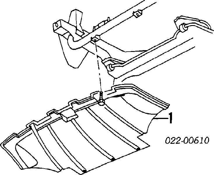 Osłona silnika, miski (przedziału silnika) Audi A6 (4A, C4)