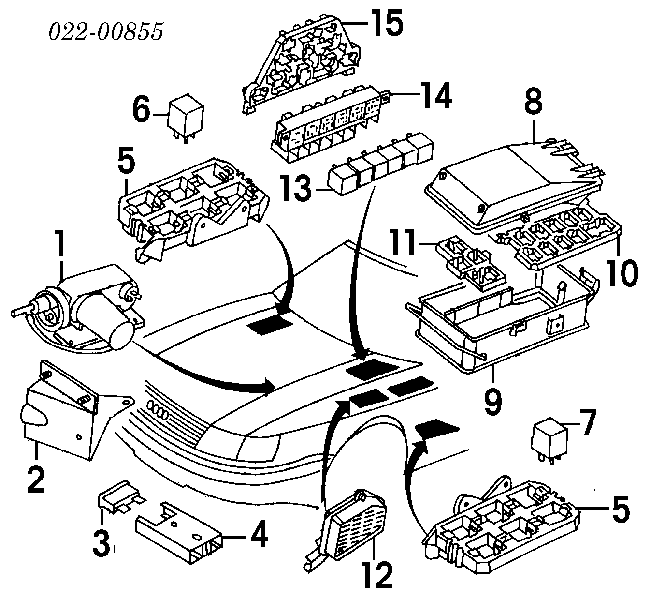 Bezpiecznik do Mercedes ML/GLE (W163)