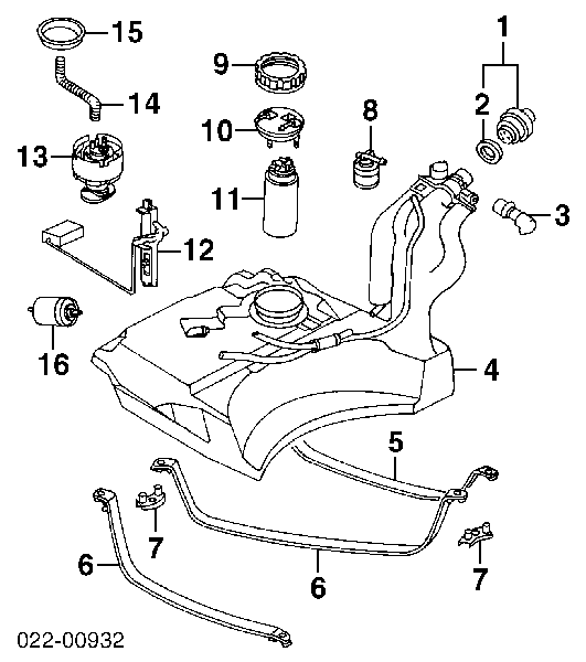 1H0201511 VAG filtr paliwa