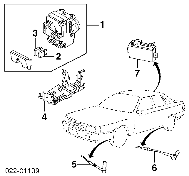 Sterownik ABS hydrauliczny Audi A6 (4B2, 4B4, C5)