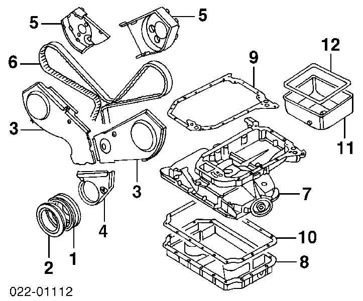 Miska olejowa silnika Audi A6 (4A, C4)