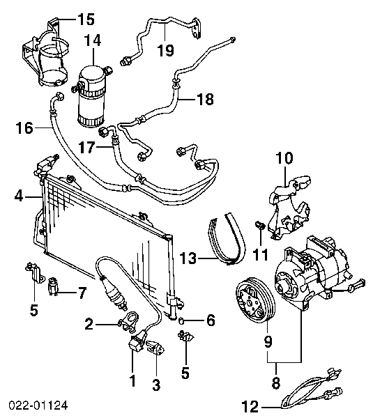 Sprężarka klimatyzacji Audi A6 (4A, C4)