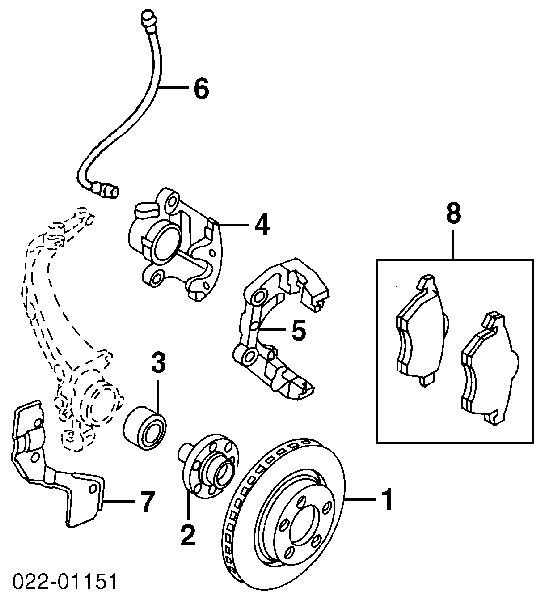 Łożysko piasty przedniej CX546 CX/Complex