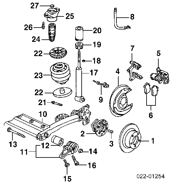 4B0698451E VAG okładziny (klocki do hamulców tarczowych tylne)