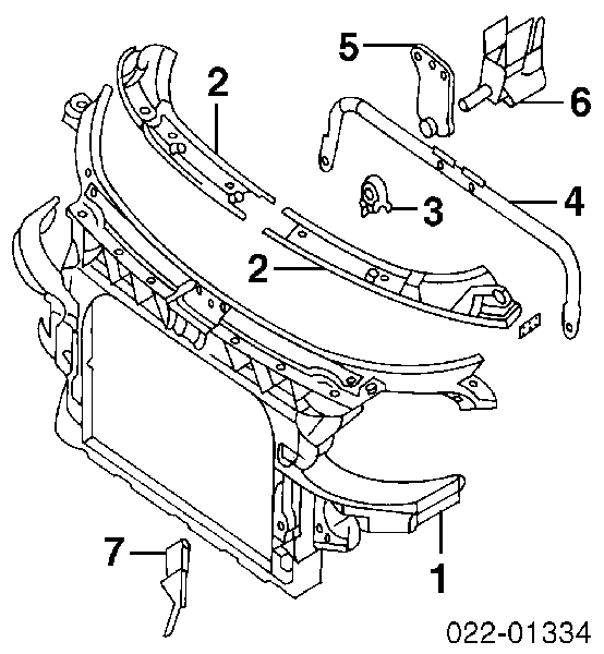 Osłona chłodnicy kompletna (panel mocowania reflektorów) Audi TT coupe (8N3) (1998 - 2006) cena, od 312,71 USD