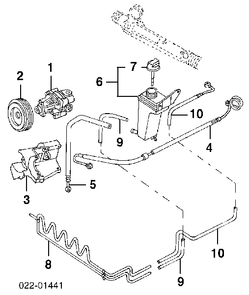 Pompa wspomagania hydraulicznego kierownicy Audi A6 (4A2, C8)