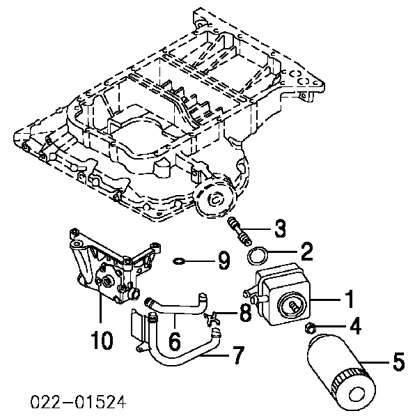 Uszczelka chłodnicy oleju Ford Galaxy VX (WGR)