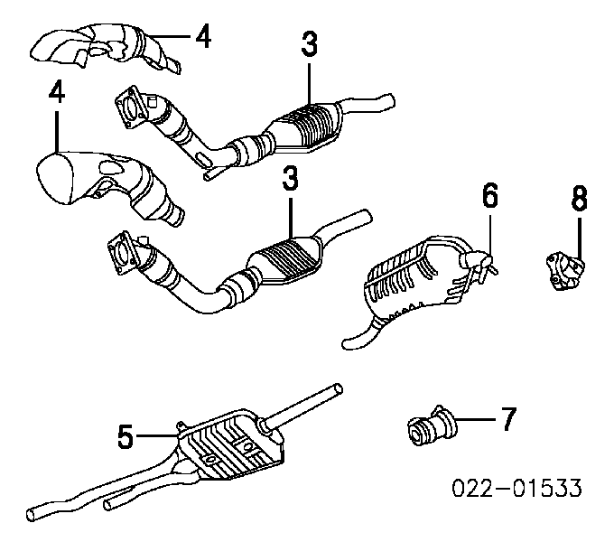 Tłumik, tylna część 1222402 Starline